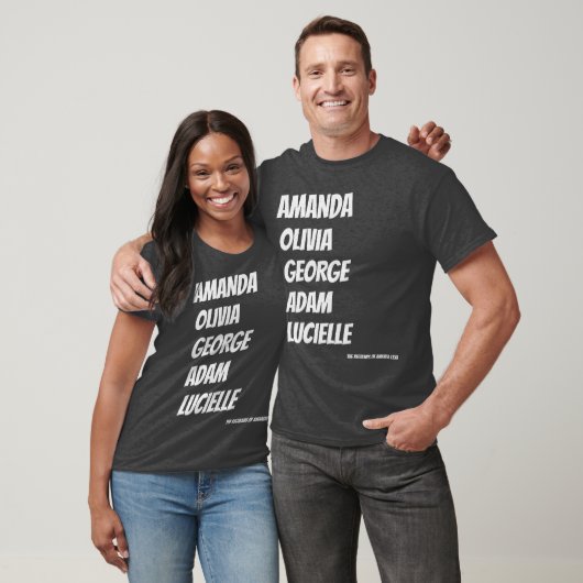 Die Regeln von Amanda Lexie Names T Shirt (Unisex)