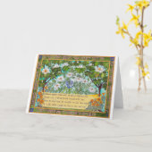 Die Regen sind übermäßig und gegangen Karte (Gelbe Blume)