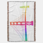 Die Regenbogen-Art Golden gate bridges | Decke (Vorderseite Vertikal)