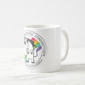 Die Regenbogen-Verbindungs-Tasse Kaffeetasse (VorderseiteRechts)