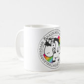 Die Regenbogen-Verbindungs-Tasse Kaffeetasse (Vorderseite Links)