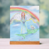 Die Regenbogenbrücke Acrylschild (Neutral)