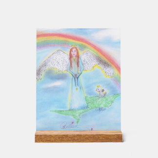 Die Regenbogenbrücke Acrylschild