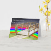 Die Regenbogenbrücke Karte (Gelbe Blume)