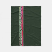 Die Regenbogenforelle der Haut Fleecedecke (Vorderseite)