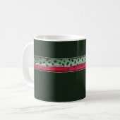 Die Regenbogenforelle der Haut Kaffeetasse (Vorderseite Links)