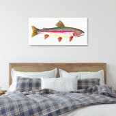 Die Regenbogenforelle Leinwanddruck (Insitu (Schlafzimmer))
