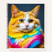 die Regenbogenkatze Notizblock (Vorderseite)