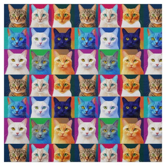 die Regenbogenkatzen Stoff (Muster)
