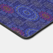 Die Regenfäden der Berry-Blütenstreuen strukturier Schreibtischunterlage (Ecke)