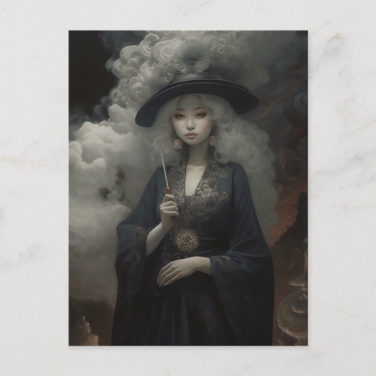 Die RegenHexe Postkarte (Vorderseite)