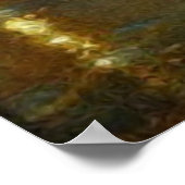 Die Regenlampen des Pariser Abends beeindrucken du Poster (Ecke)