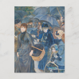Die Regenschirme von Renoir Postkarte