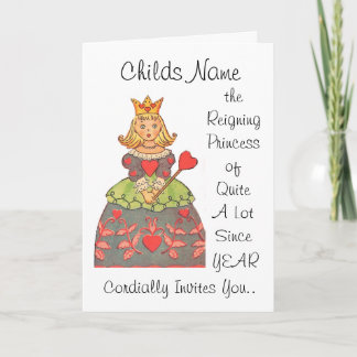 Die Regierenden Prinzessin von ziemlicher Wichtigk Einladung