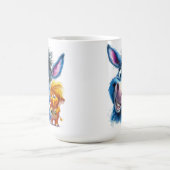 Die Regierung ist komisch, per Tim Walz Kaffeetasse (Mittel)