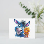 Die Regierung ist komisch, per Tim Walz Postkarte (Stehend Vorderseite)