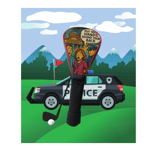 Die Regierung legt dir die Hände zurück Golf Headcover