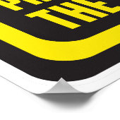 Die Regierung schützt und dient Poster (Ecke)