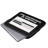 Die Regierung sollte die FOIA nicht ersetzen Laptopschutzhülle (Vorne Knopf)