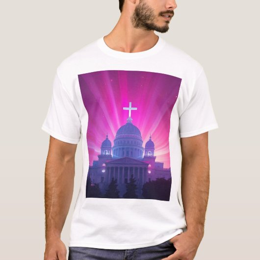 Die Regierung wird auf die Schultern Christi Erhol T-Shirt (Vorderseite)