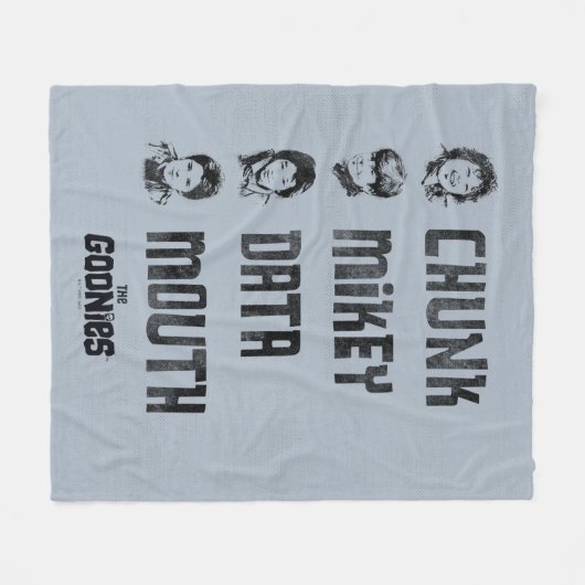 Die Regierungen | Chunk, Mikey, Data, Mund Fleecedecke (Vorderseite (Horizontal))