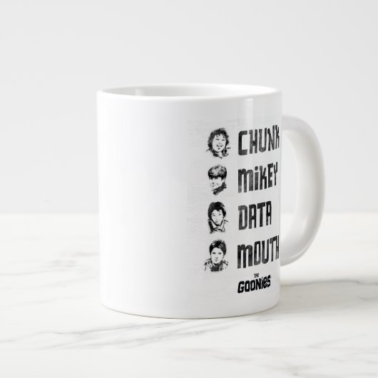 Die Regierungen | Chunk, Mikey, Data, Mund Jumbo-Tasse (Vorderseite Rechts)