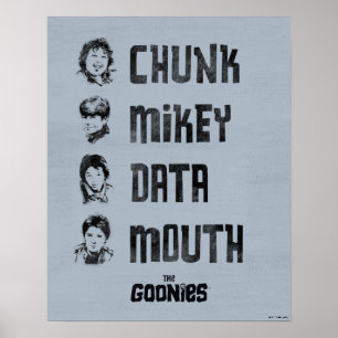 Die Regierungen Chunk, Mikey, Data, Mund Poster