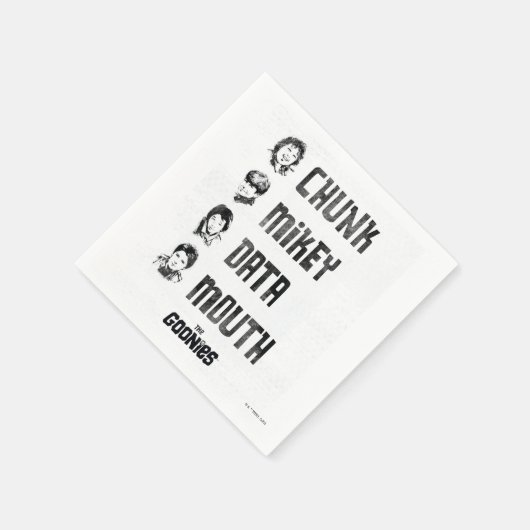 Die Regierungen | Chunk, Mikey, Data, Mund Serviette (Ecke)
