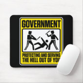 Die Regierungs-warnende Mausunterlage Mousepad (Mit Mouse)