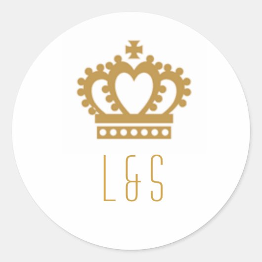 Die reguläre Liebe Runder Aufkleber (Vorderseite)