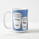 Die Regulars der Amanda Lexie Coffee Cups Tasse (Links)
