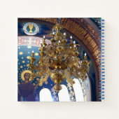 Die reiche Dekoration der orthodoxen Kathedrale Notizblock (Rückseite)