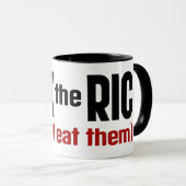 Die Reichen besteuern sie dann Tasse (VorderseiteRechts)
