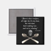 Die Reichen gewinnen den Klassenkampf Magnet (Vorderseite/Rückseite)