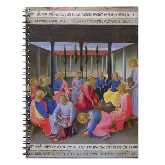 Die Reinigung der Füße, Detail von Platte drei O Notizblock (Vorderseite)