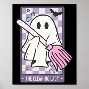 Die Reinigungskraft der Lady Tarot Card Halloween  Poster