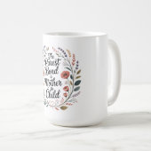 Die reinste Bindung ist die zwischen Mutter und Ki Kaffeetasse (VorderseiteRechts)