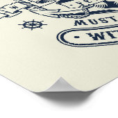 Die Reise beginnt mit einem Schritt Poster (Ecke)