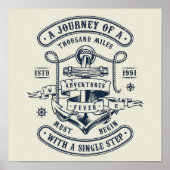 Die Reise beginnt mit einem Schritt Poster (Vorne)