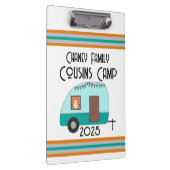 Die Reise-Cousin Camp Retro Camper Klemmbrett (Rechts)
