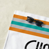 Die Reise-Cousin Camp Retro Camper Strandtuch (Beispiel)