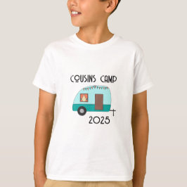Die Reise-Cousin Camp Retro Camper T-Shirt