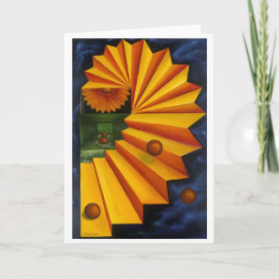 Die Reise dechiffrieren - Grußkarte Karte