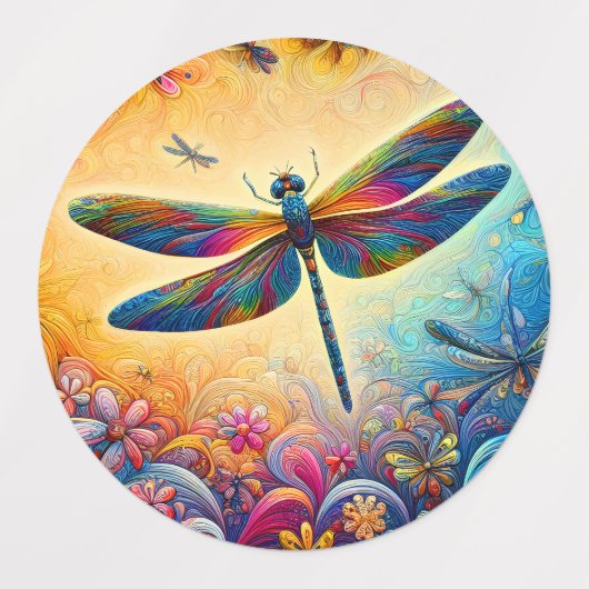 Die Reise der Libellen Etiketten (Design 2)