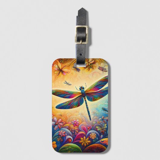 Die Reise der Libellen Gepäckanhänger (Vorderseite Vertikal)