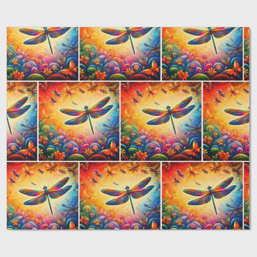 Die Reise der Libellen Geschenkpapier (Flach)