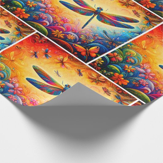 Die Reise der Libellen Geschenkpapier (Ecke)