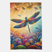 Die Reise der Libellen Geschirrtuch (Vertikal)