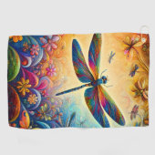 Die Reise der Libellen Golfhandtuch (Horizontal)