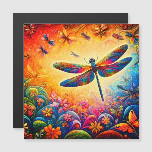 Die Reise der Libellen Magnetkarte (Vorne/Hinten)